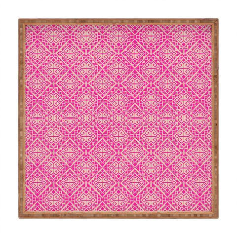 Aimee St Hill Eva All Over Pink Square Tray