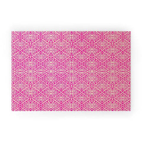 Aimee St Hill Eva All Over Pink Welcome Mat