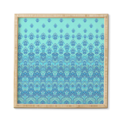 Aimee St Hill Farah Blooms Blue Framed Wall Art