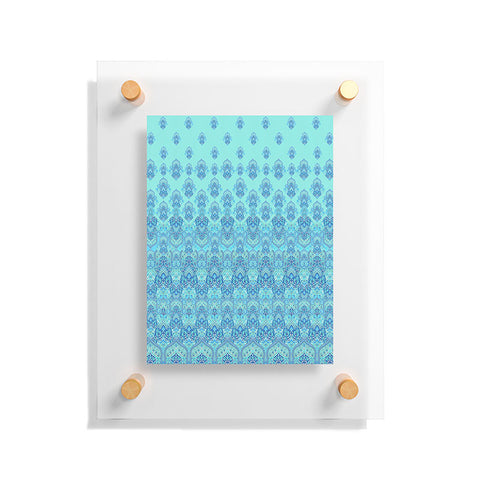 Aimee St Hill Farah Blooms Blue Floating Acrylic Print