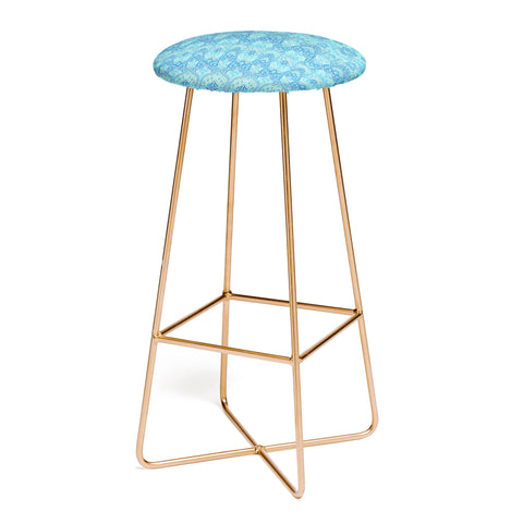 Aimee St Hill Farah Blooms Blue Bar Stool