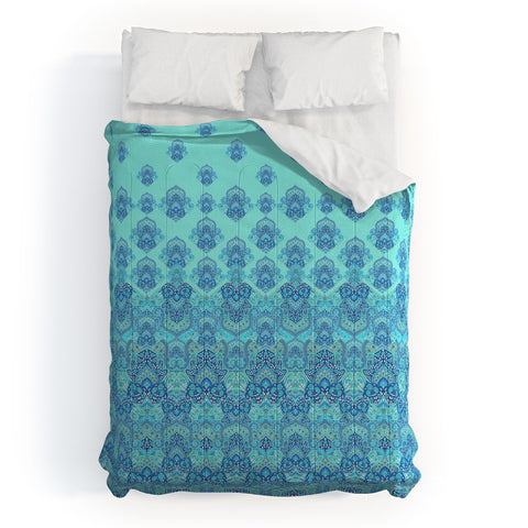 Aimee St Hill Farah Blooms Blue Comforter