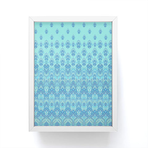 Aimee St Hill Farah Blooms Blue Framed Mini Art Print