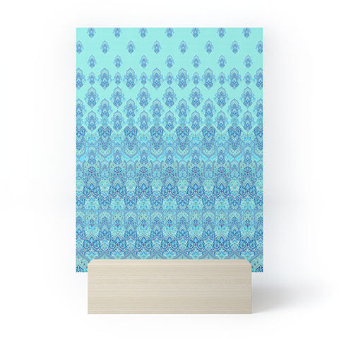 Aimee St Hill Farah Blooms Blue Mini Art Print