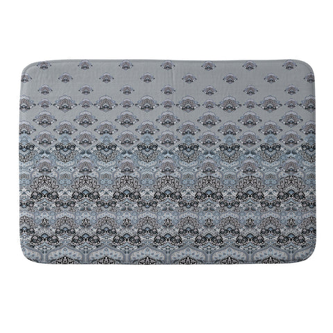 Aimee St Hill Farah Blooms Gray Memory Foam Bath Mat