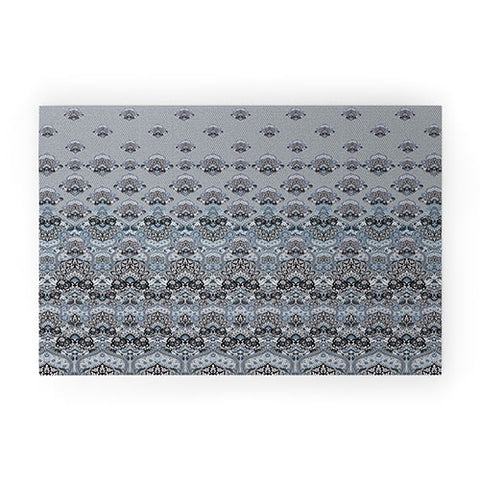 Aimee St Hill Farah Blooms Gray Welcome Mat