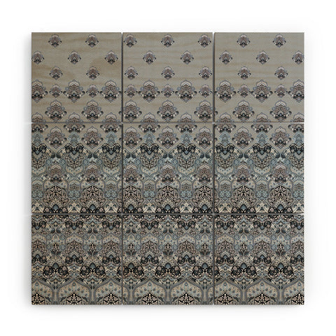 Aimee St Hill Farah Blooms Gray Wood Wall Mural