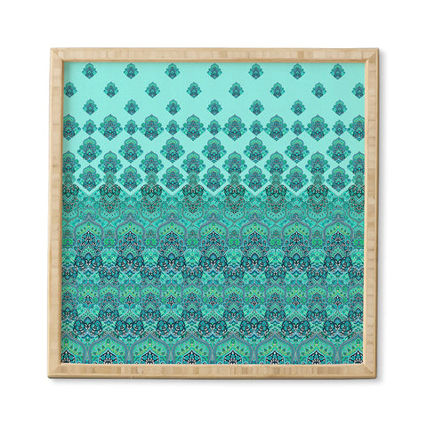 Aimee St Hill Farah Blooms Mint Framed Wall Art