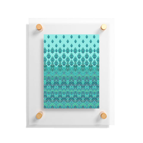 Aimee St Hill Farah Blooms Mint Floating Acrylic Print