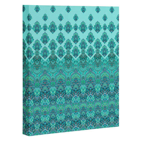 Aimee St Hill Farah Blooms Mint Art Canvas