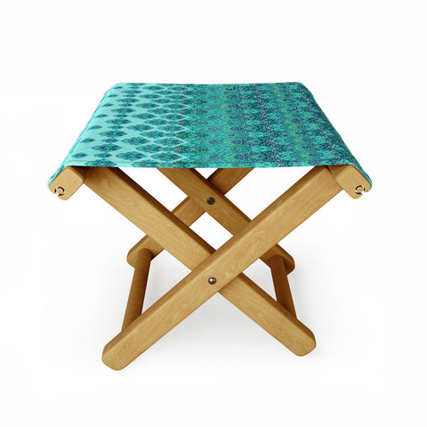 Aimee St Hill Farah Blooms Mint Folding Stool
