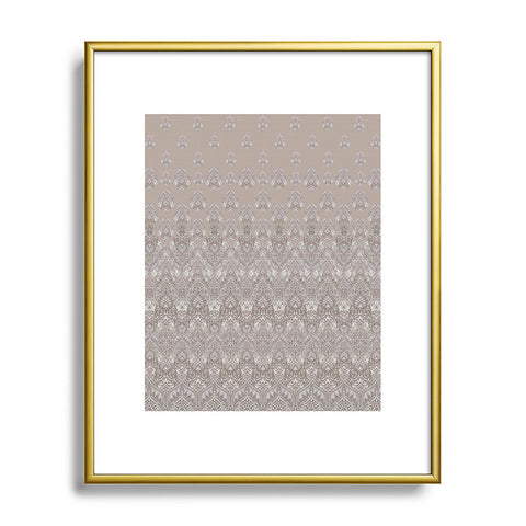 Aimee St Hill Farah Blooms Neutral Metal Framed Art Print