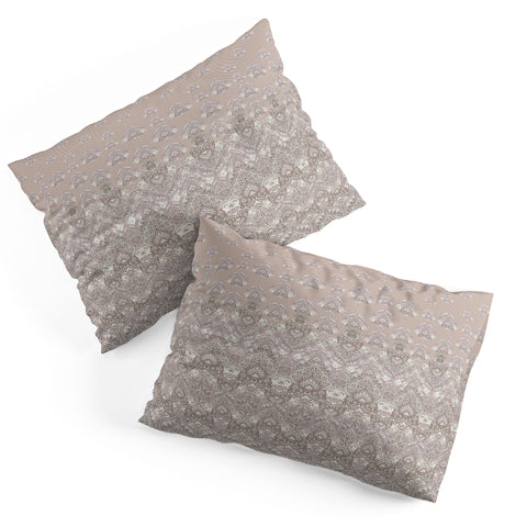 Aimee St Hill Farah Blooms Neutral Pillow Shams