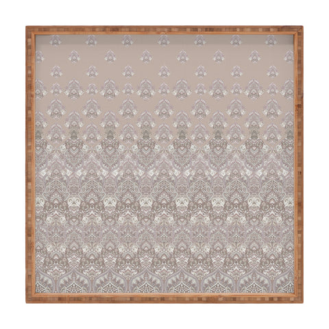 Aimee St Hill Farah Blooms Neutral Square Tray