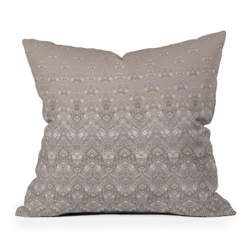 Aimee St Hill Farah Blooms Neutral Throw Pillow