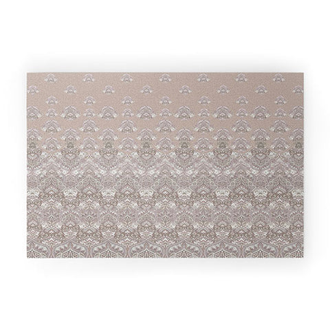 Aimee St Hill Farah Blooms Neutral Welcome Mat
