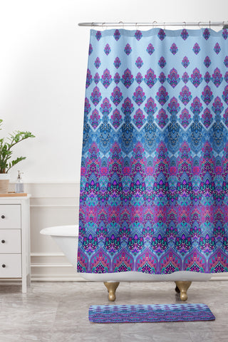 Aimee St Hill Farah Blooms Shower Curtain And Mat