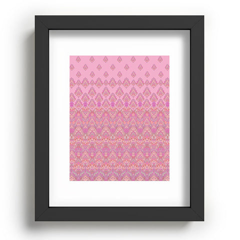 Aimee St Hill Farah Blooms Soft Blush Recessed Framing Rectangle