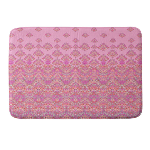 Aimee St Hill Farah Blooms Soft Blush Memory Foam Bath Mat