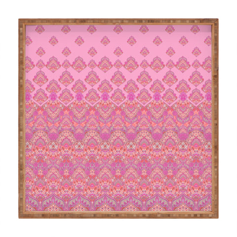 Aimee St Hill Farah Blooms Soft Blush Square Tray