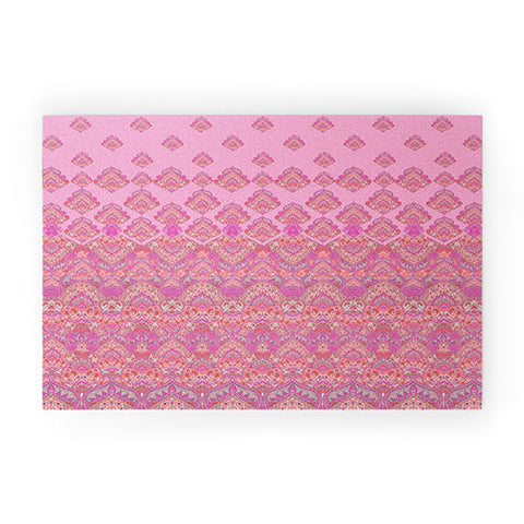 Aimee St Hill Farah Blooms Soft Blush Welcome Mat