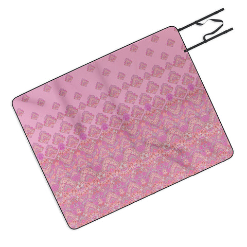 Aimee St Hill Farah Blooms Soft Blush Picnic Blanket