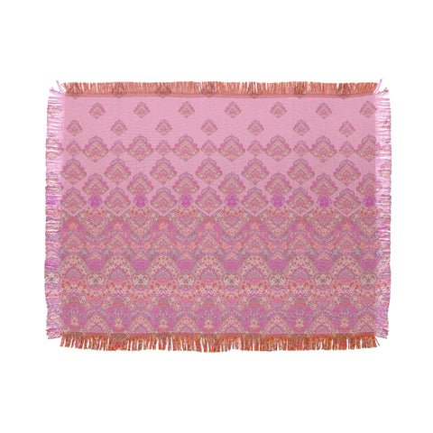 Aimee St Hill Farah Blooms Soft Blush Throw Blanket