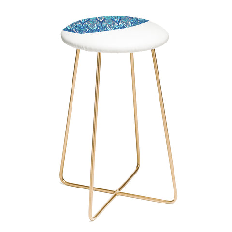 Aimee St Hill Farah Blue Counter Stool