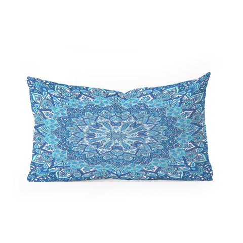Aimee St Hill Farah Blue Oblong Throw Pillow