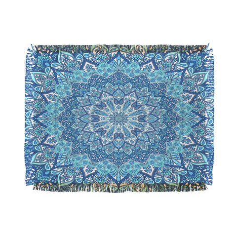 Aimee St Hill Farah Blue Throw Blanket