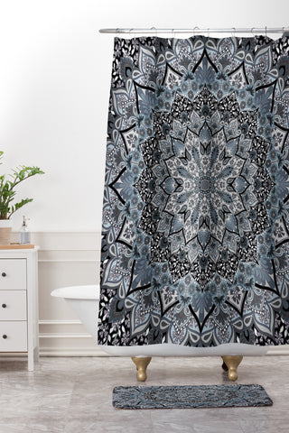 Aimee St Hill Farah Gray Shower Curtain And Mat