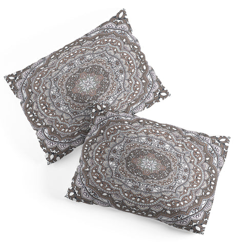 Aimee St Hill Farah Round Neutral Pillow Shams