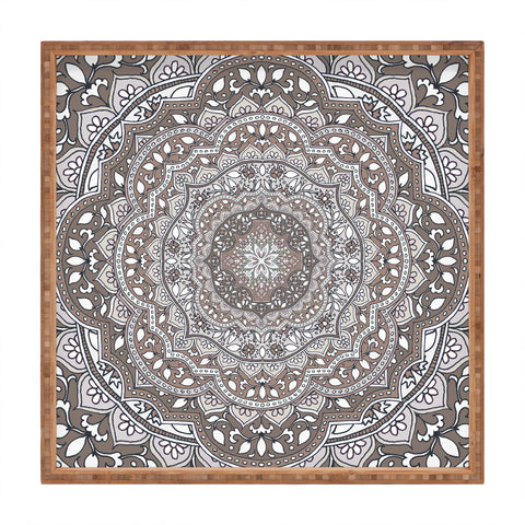 Aimee St Hill Farah Round Neutral Square Tray