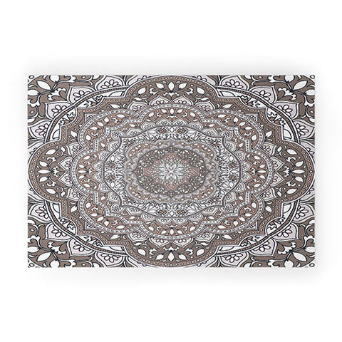 Aimee St Hill Farah Round Neutral Welcome Mat