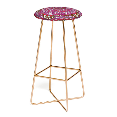 Aimee St Hill Farah Round Red Bar Stool