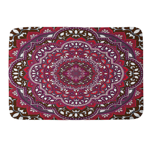 Aimee St Hill Farah Round Red Memory Foam Bath Mat