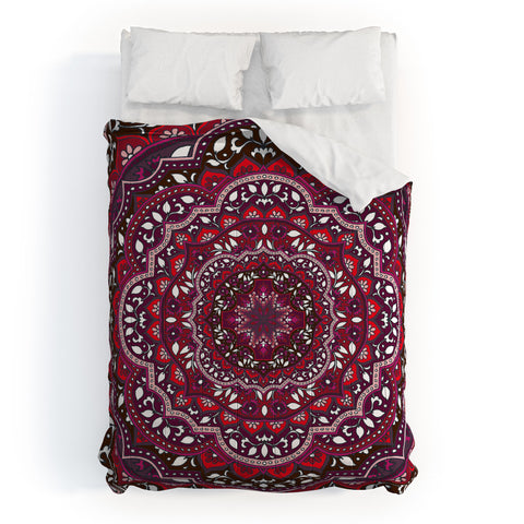 Aimee St Hill Farah Round Red Comforter