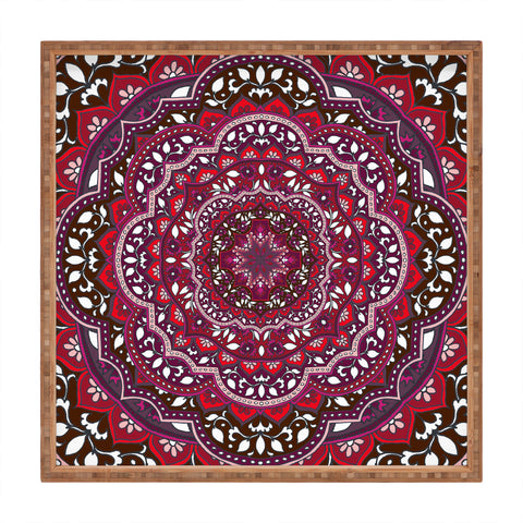 Aimee St Hill Farah Round Red Square Tray