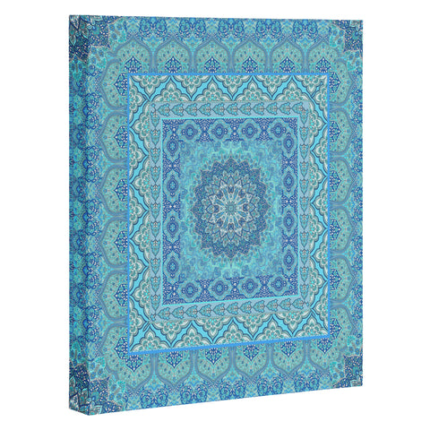 Aimee St Hill Farah Squared Blue Art Canvas