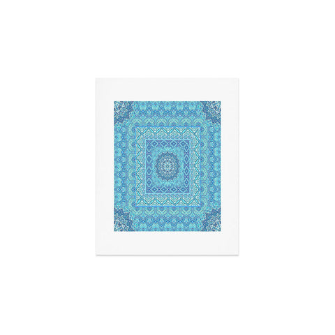 Aimee St Hill Farah Squared Blue Art Print