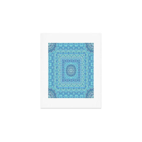 Aimee St Hill Farah Squared Blue Art Print