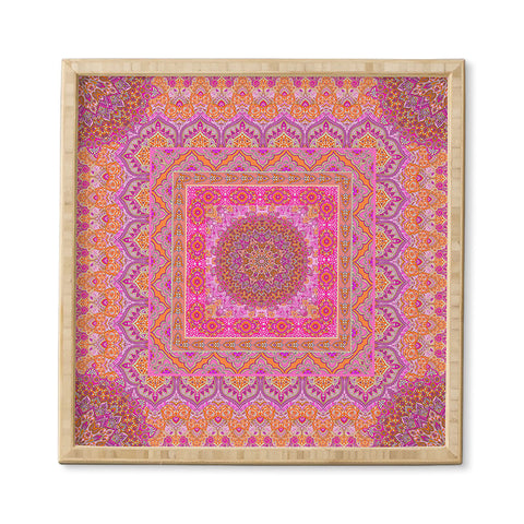 Aimee St Hill Farah Squared Blush Framed Wall Art