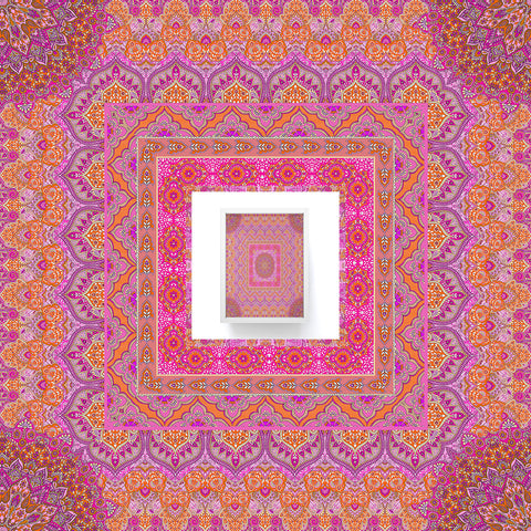 Aimee St Hill Farah Squared Blush Framed Mini Art Print