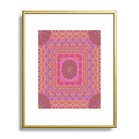 Aimee St Hill Farah Squared Blush Metal Framed Art Print