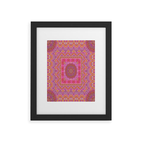 Aimee St Hill Farah Squared Blush Framed Art Print