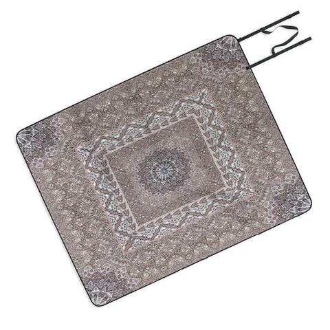 Aimee St Hill Farah Squared Neutral Picnic Blanket