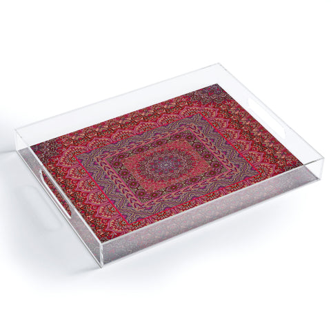 Aimee St Hill Farah Squared Red Acrylic Tray
