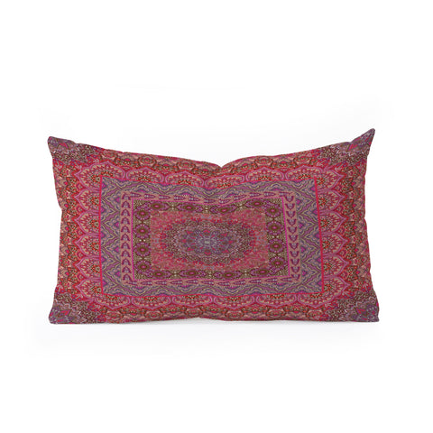 Aimee St Hill Farah Squared Red Oblong Throw Pillow