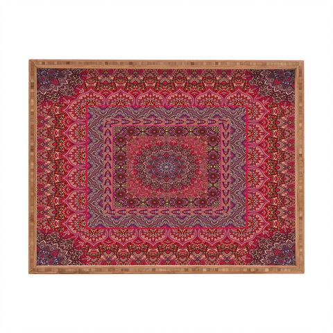 Aimee St Hill Farah Squared Red Rectangular Tray