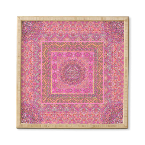 Aimee St Hill Farah Squared Soft Blush Framed Wall Art